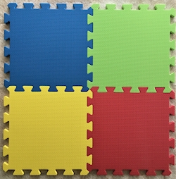 Warm Play Floor 6x6 Assorted colours